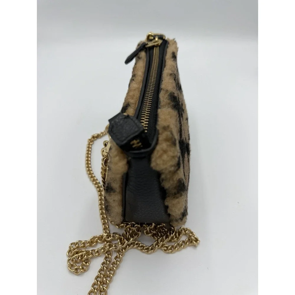 Coach X Jennifer Lopez Signature Shearling Nolita 19 Cheetah Print Rare
